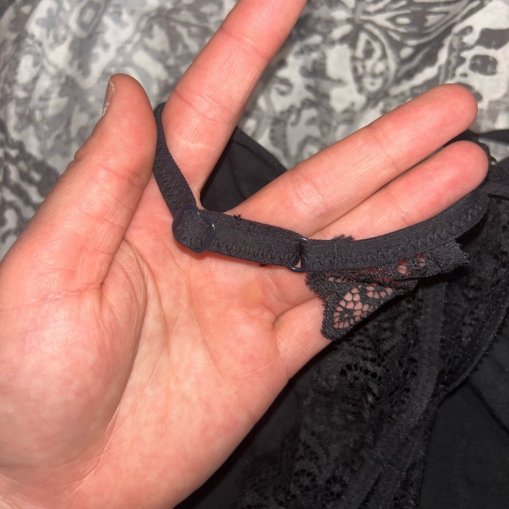 Aerie Black Lace Halter Bra - Picture 7 of 10